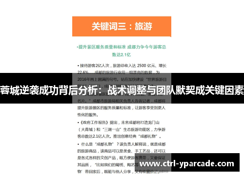 蓉城逆袭成功背后分析：战术调整与团队默契成关键因素